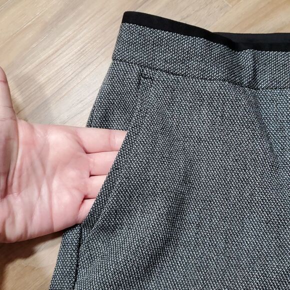 🔺️Express Black & White Columnist Pants Size 0/24 - Picture 6 of 10